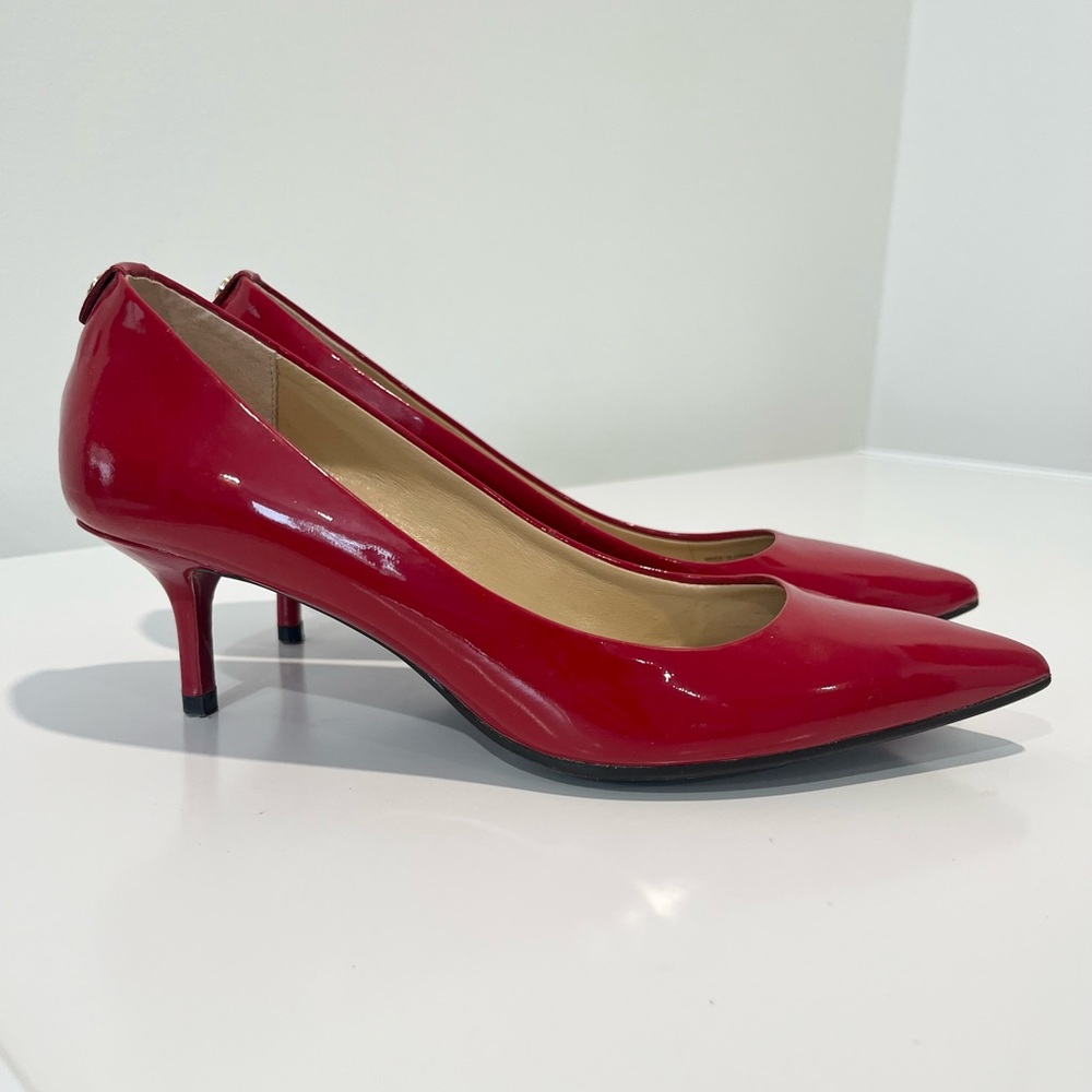 Michael Kors Red Patent Heels